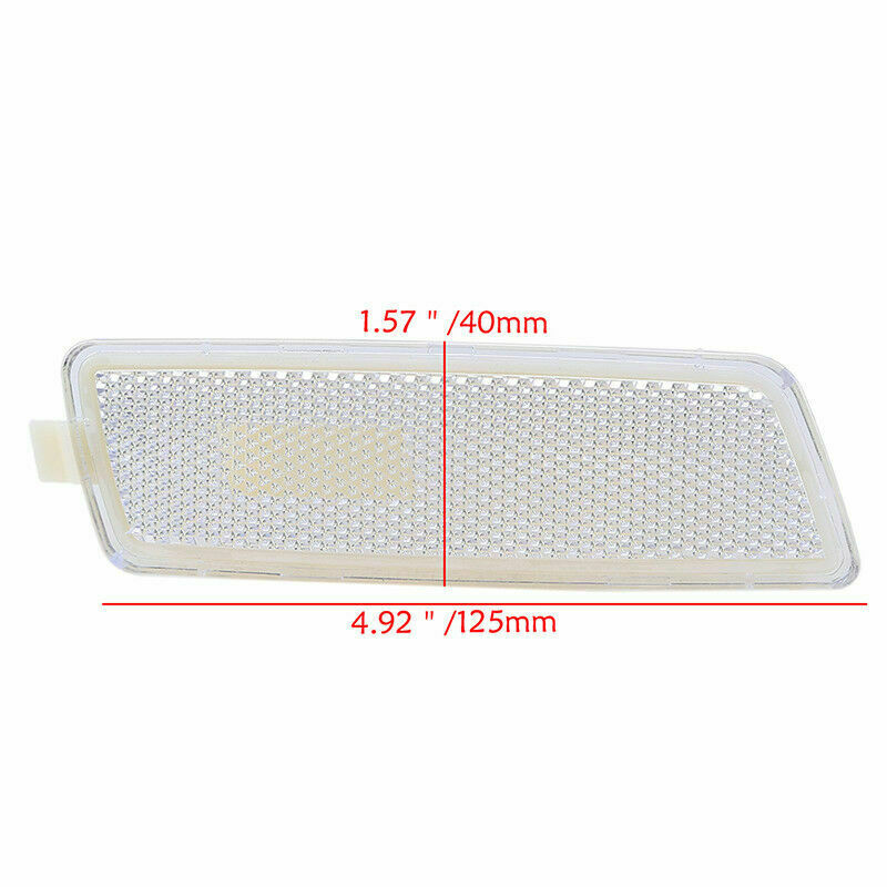 White Right Side Marker Light Lamps Lens For VW GTI/JETTA/RABBIT MK5 2005-2009