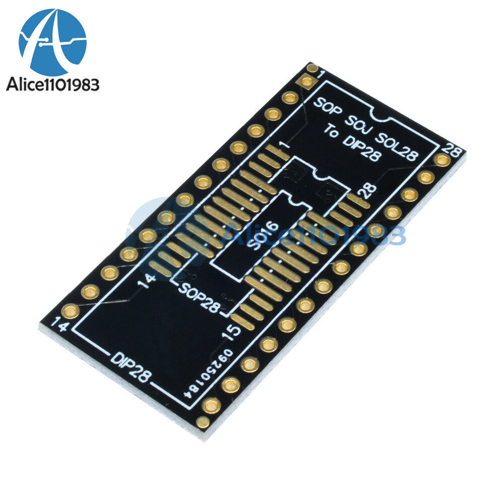 2PCS SOP16 SOP28 To DIP16 DIP28 SSOP28 TO DIP28 Adapter PCB Conveter Board
