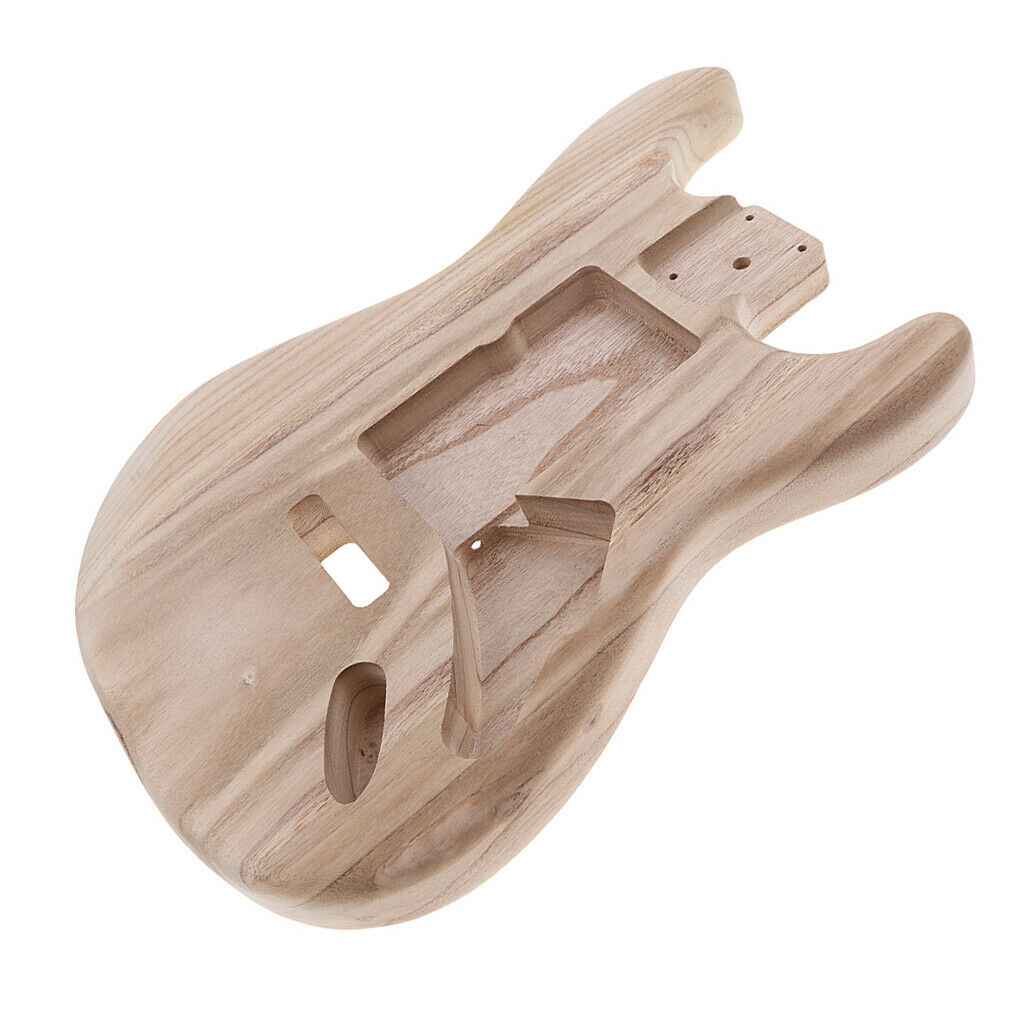 Solid Wood Unfinished Guitar Body for ST Guitar Parts Accessories Material
