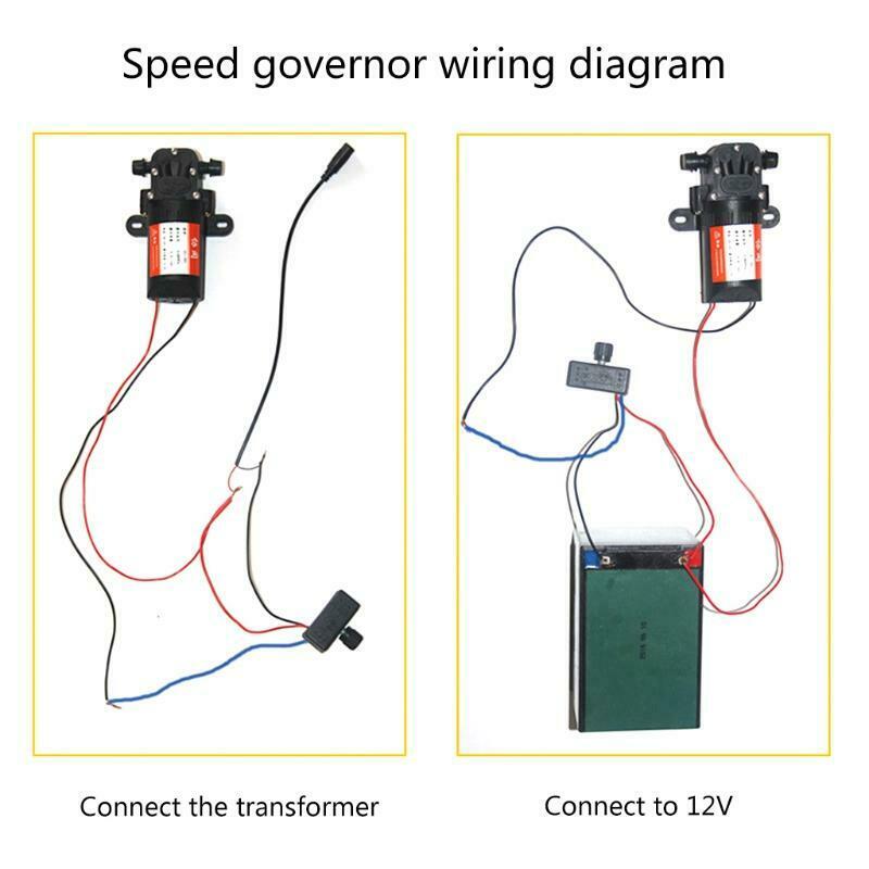 Motor Speed Controller Universal DC 12V 4A Electronic Stepless Speed Regulator