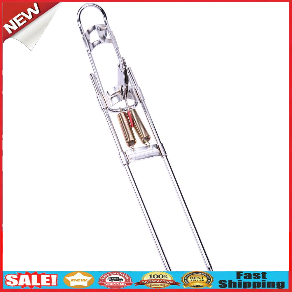 Stainless Steel Automatic Dual Trigger Spring Type Fishing Rod Holder @