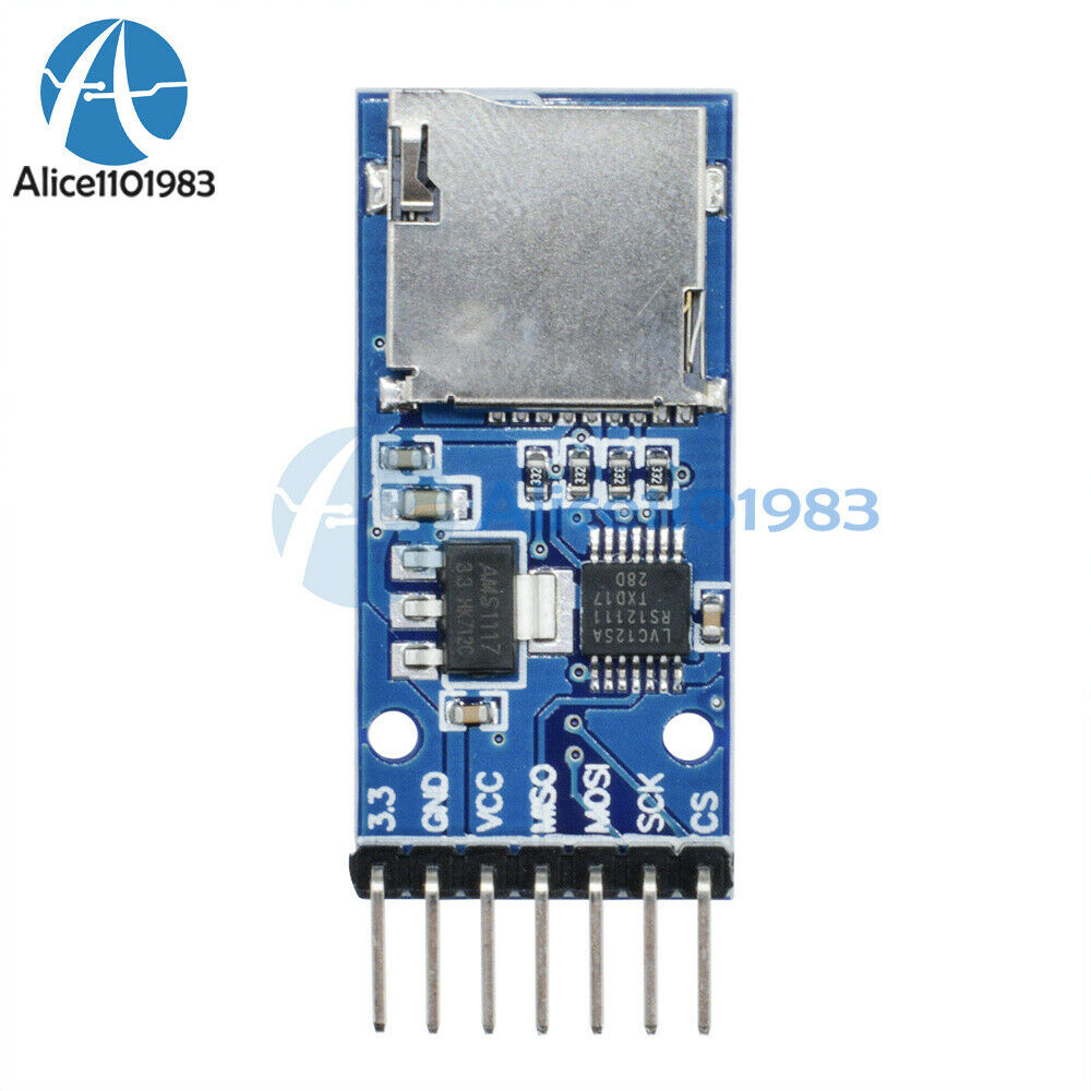 2PCS Micro SD TF Card Storage Memory Module SPI Level conversion For Arduino DIY