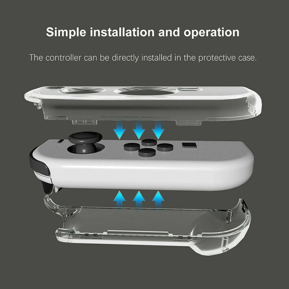 Transparent PC Hard Case Protective Cover Crystal Shell for Nintendo Switch OLED