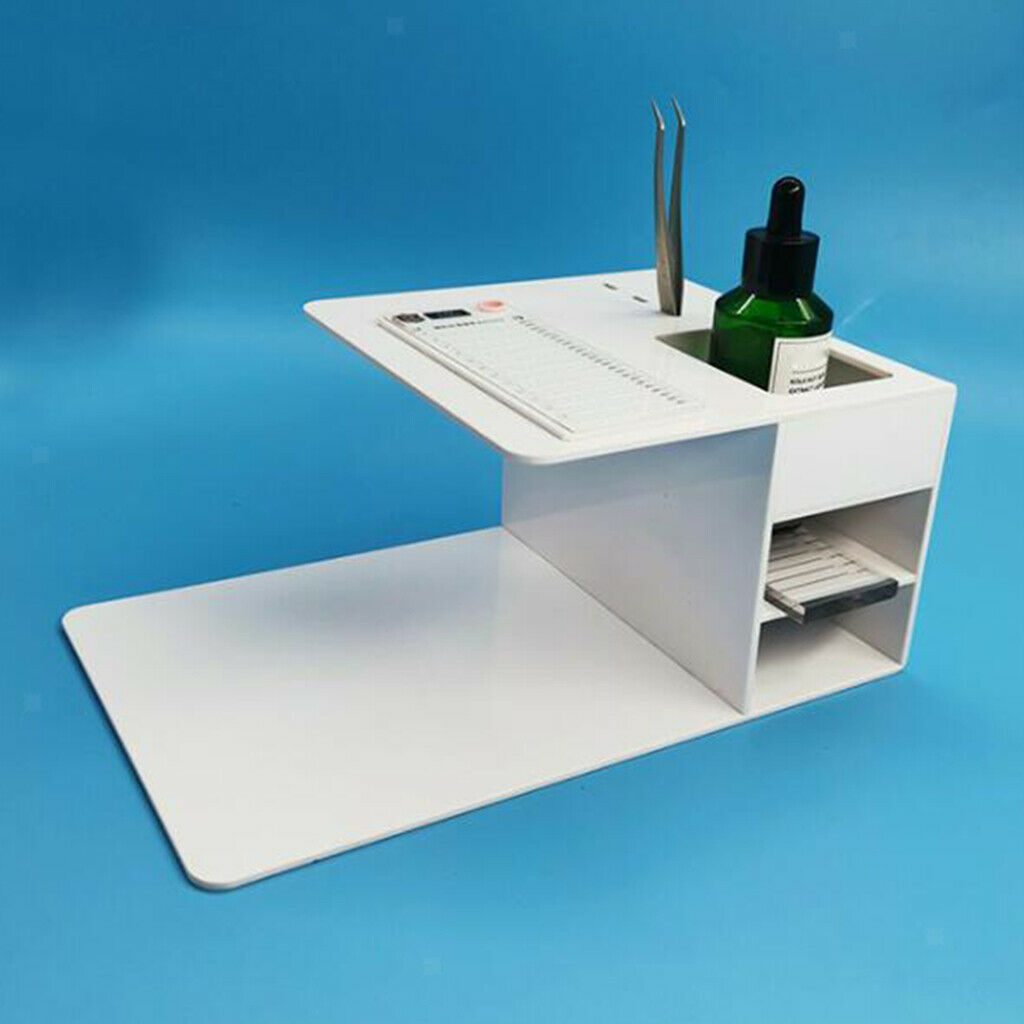 Professioanl Eyelash Extension Pillow Pad Makeup Tools w/ Acrylic Shelf