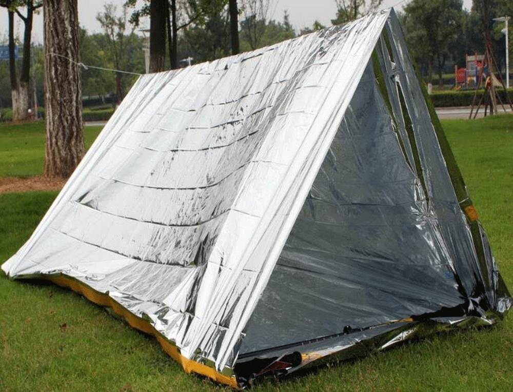 Emergency Survival Folding PET Outdoor Tent/Blanket/Camping Shelter Sleeping-Bag