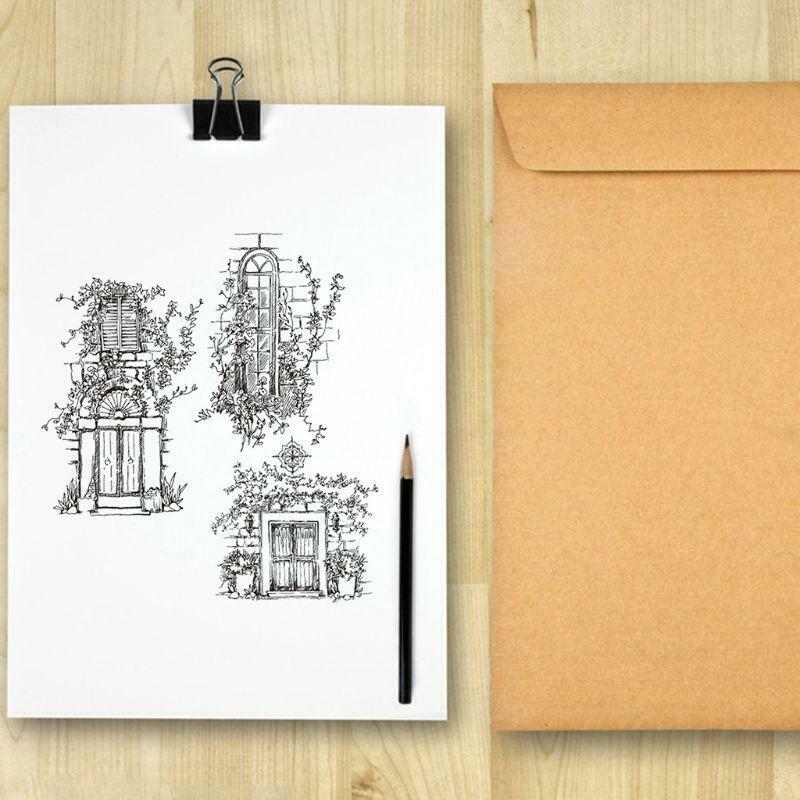 Garden Windowsill Silicone Clear Seal Stamp DIY Scrapbooking Embossing Photo Art