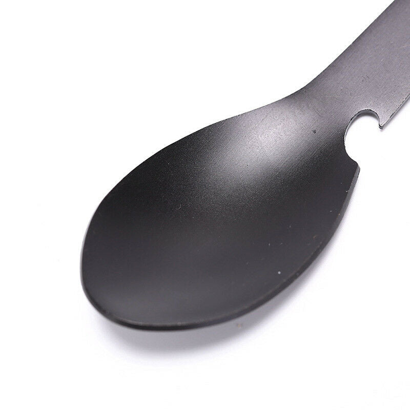 multifunctional camping cookware spoon fork bottle opener outdoor survival to.DD
