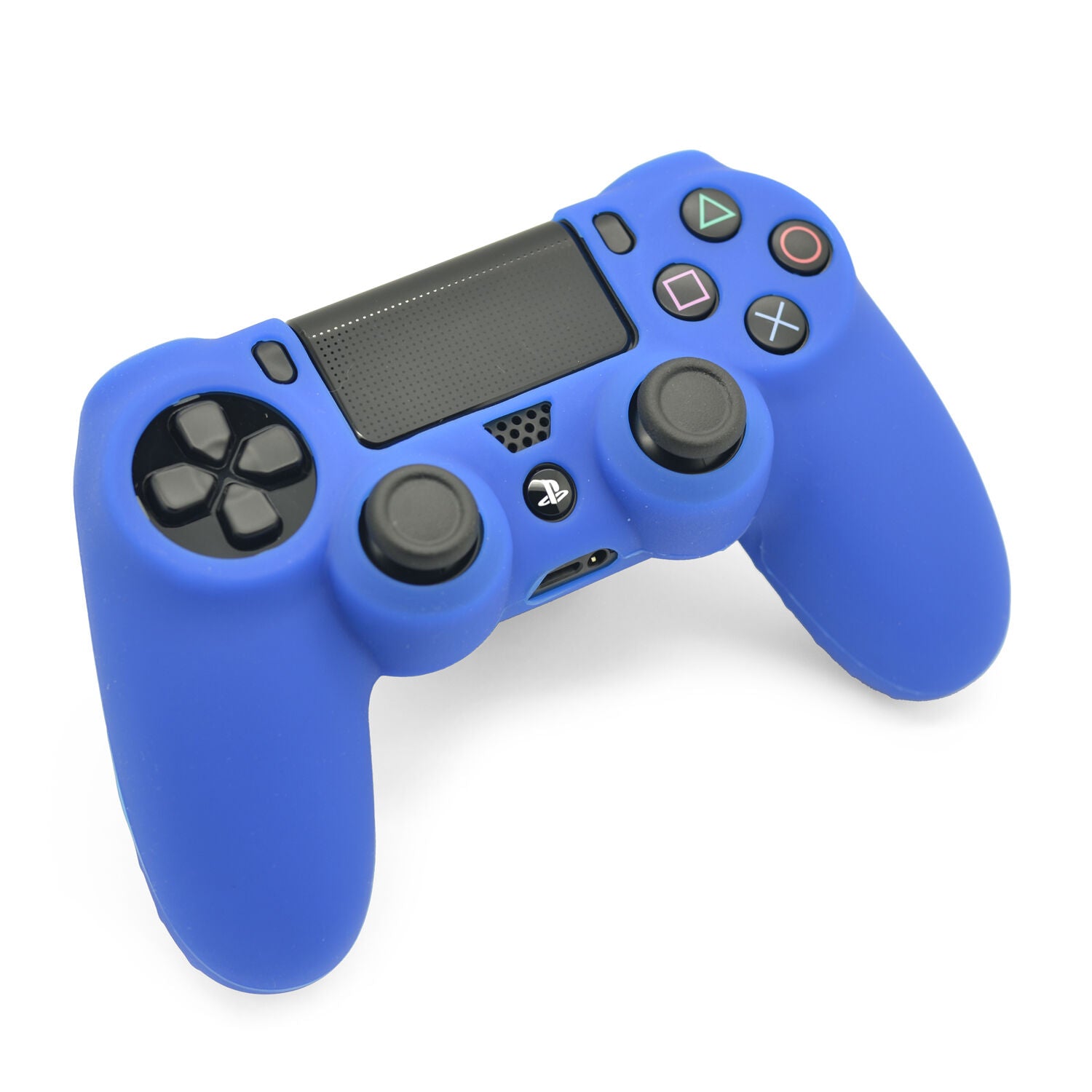 Silicone Rubber Soft Skin Gel Cover Case for Playstation 4 PS4 Controller BLUE