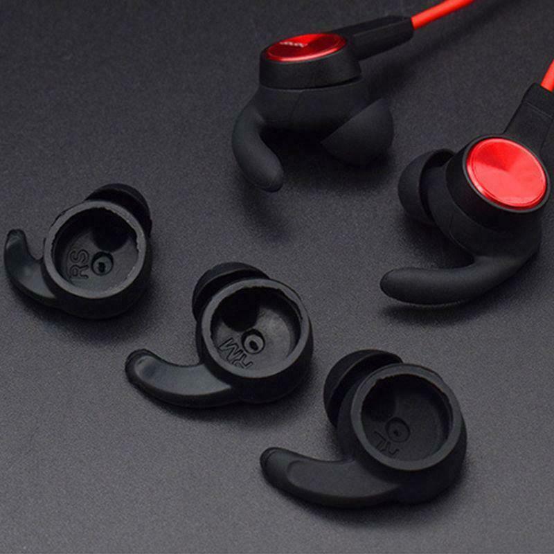 3 Pairs Earbuds Cover In-Ear Tips Soft Silicone Skin Earpiece Ear Hook Buds