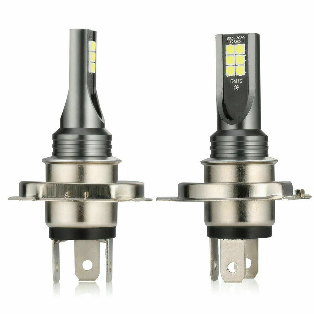 Pair 9003 H4 LED Headlight Bulbs Kit High-Low Beam Super Bright 80W 8000LM 6000K