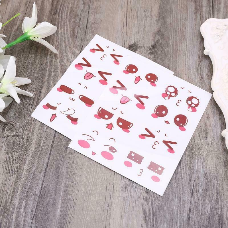 2 Sheets Lovely Cartoon Eyes Stickers Labels DIY Diary Album Scrapbooking Craft