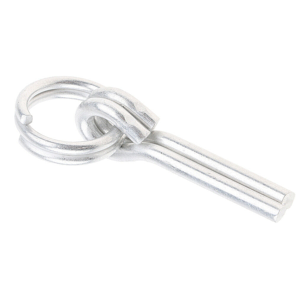 Premium Awning Tent Pole Rings with 2 Pins Outdoor Camping Tent Pole Connector