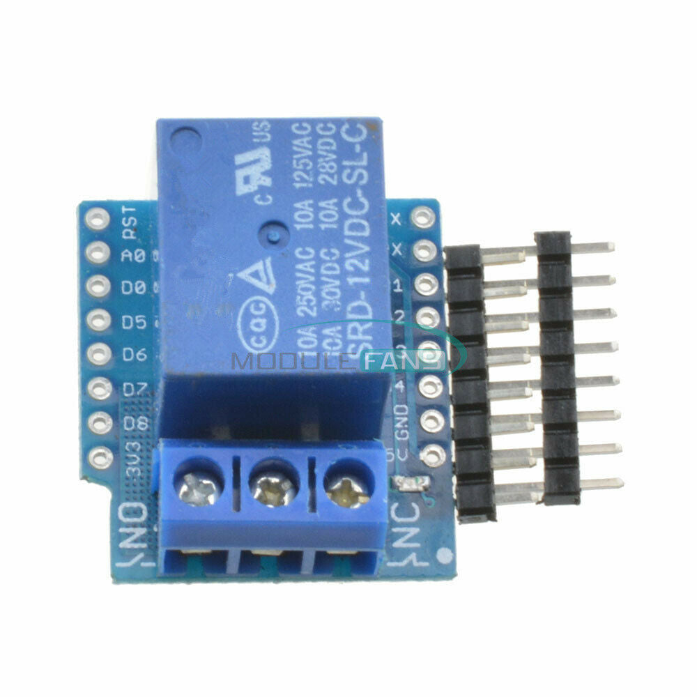 ESP8266 12V 1-CH WeMos D1 Mini Wifi Relay Shield Development Board for Arduino