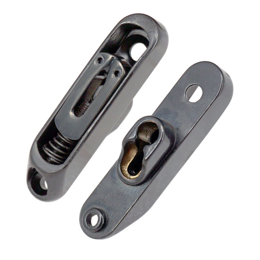 6 Pcs Single Individual Bridge Saddles Tailpiece Set for Electric Guitar  Parts