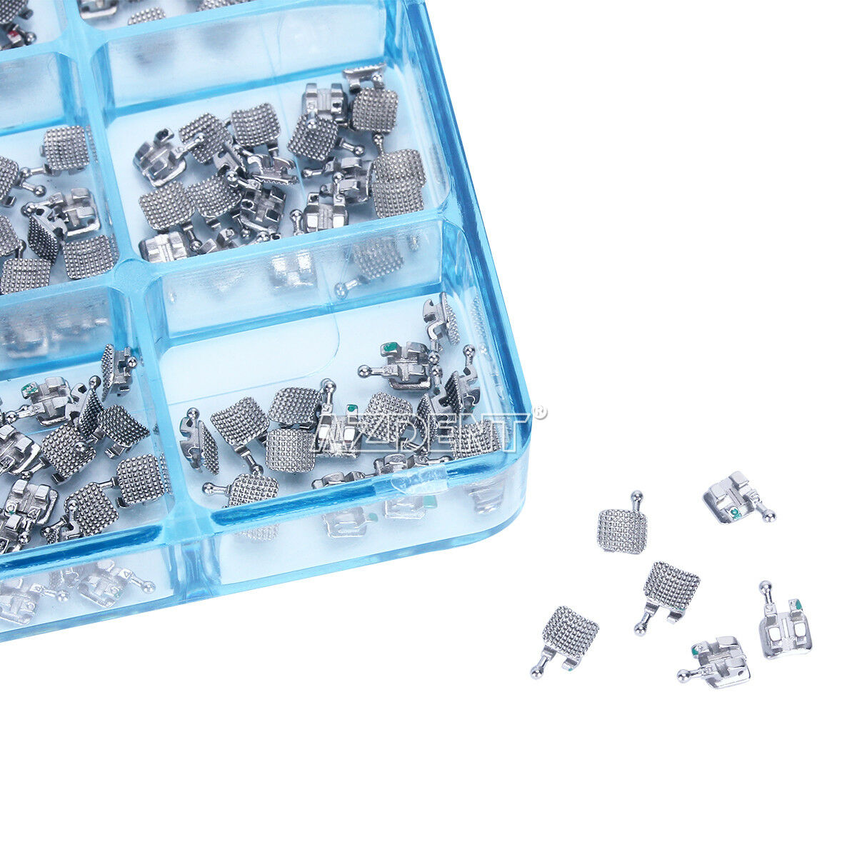 400pcs Dental Orthodontic Monoblock MIM Bracket Braces Mini MBT 022 Hooks 3 4 5