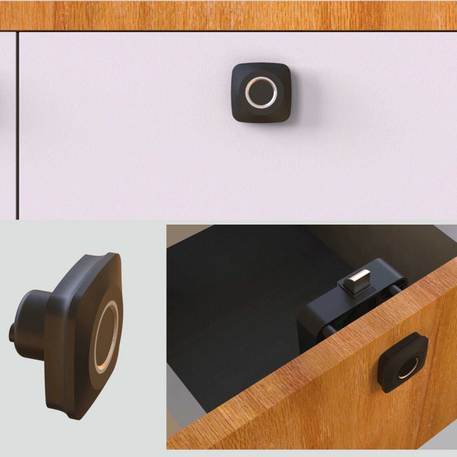 Intelligent Fingerprint Locks Cabinet Wardrobe Cupboard Locks Privacy Locks