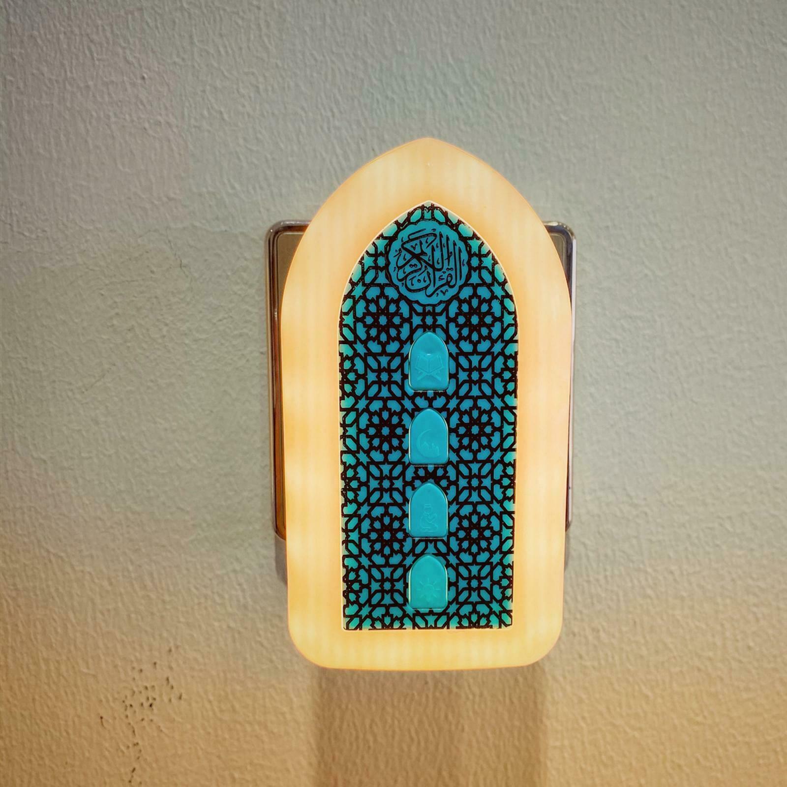 Pocket Wall-Mounted   Speaker Led Night Light Lamp Key Control UK Plug