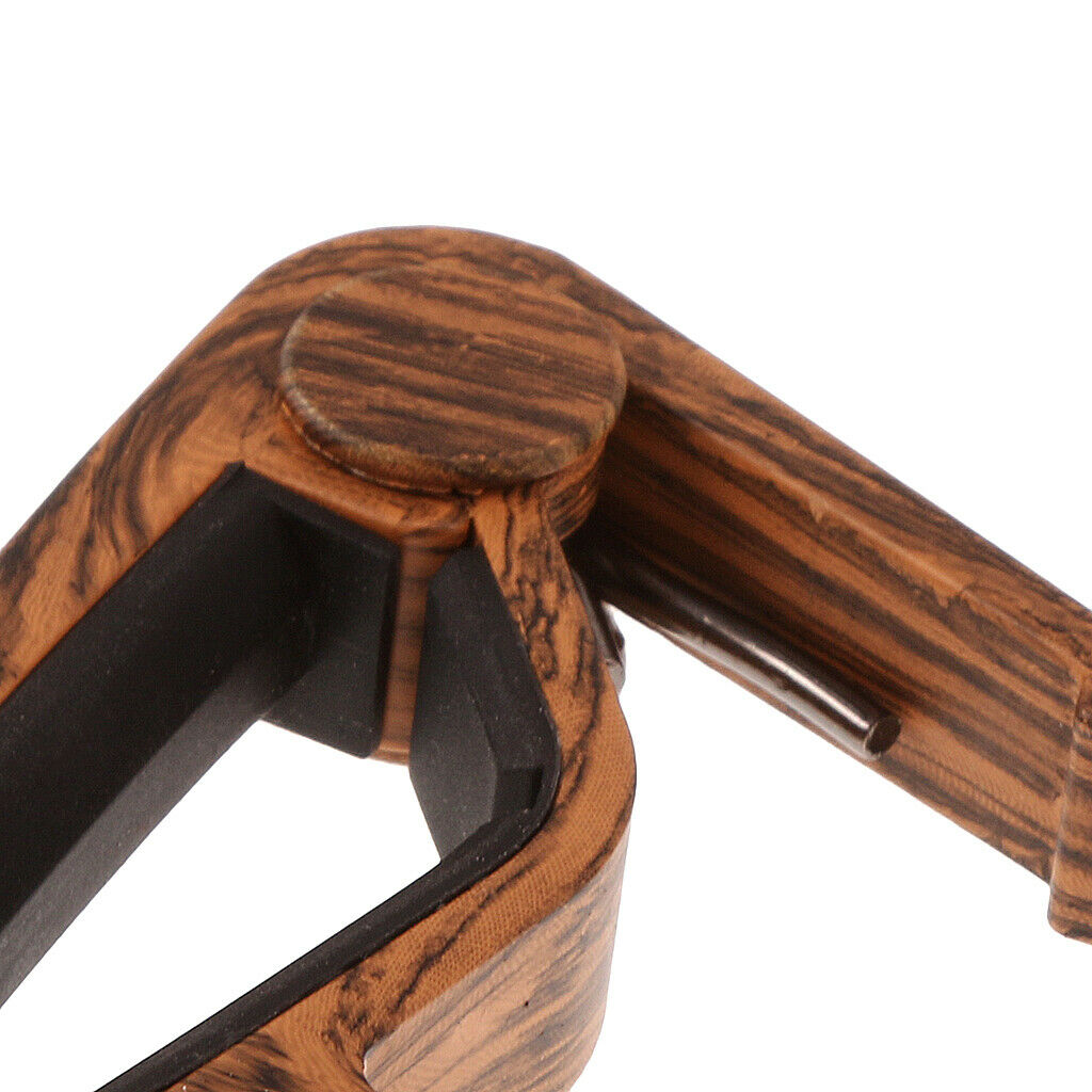 Acoustic Folk Guitars Capo Tuner   Quick Change Clamp Key Sapele