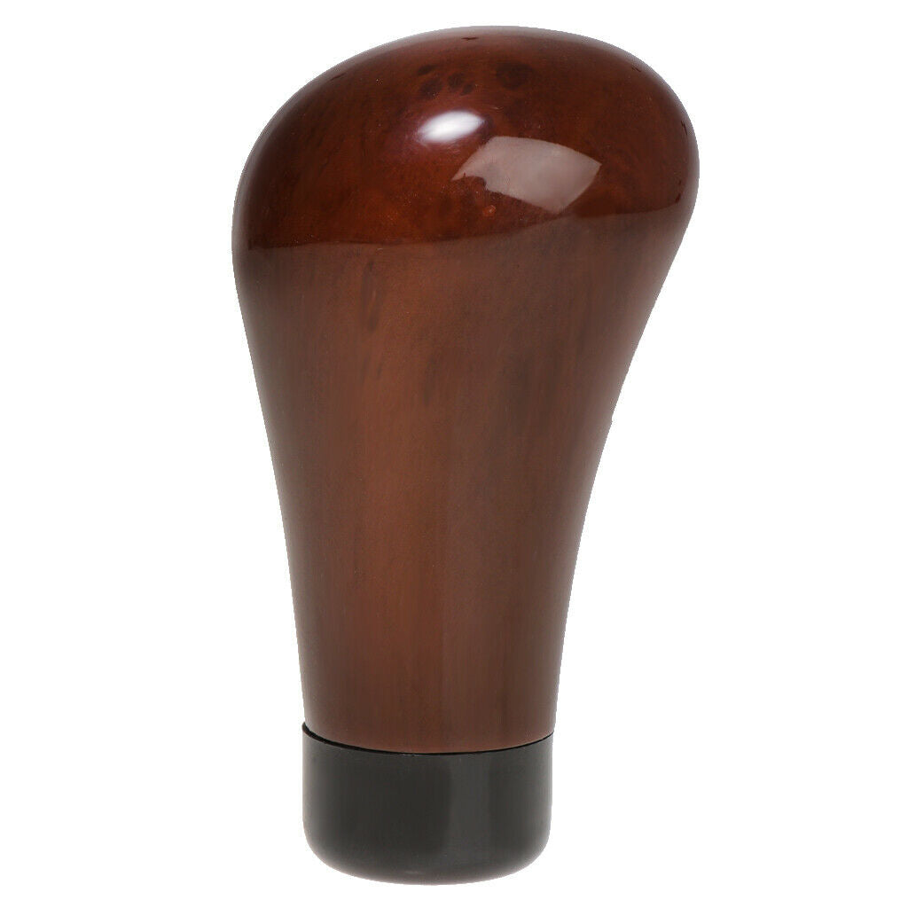 Plastic Manual Car Gear Shift Knob Shifter Lever Head Brown with Hoses Kit