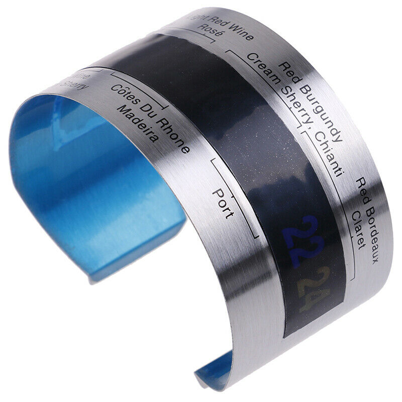 Stainless Steel LCD Electric Wine Thermometer Bracelet Sensor For Home Br.l8