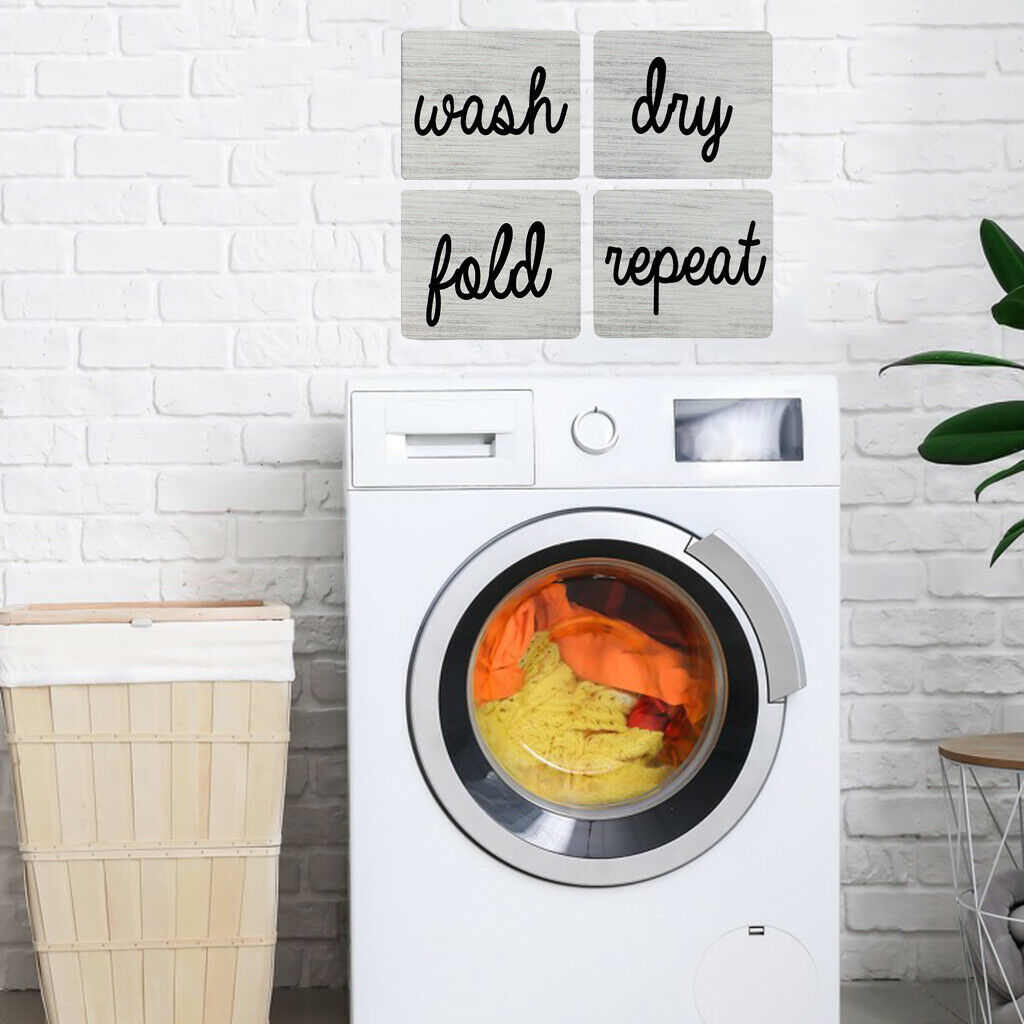 Laundry Sign Rustic Farmhouse for Home Sign Wall Art Decors for
