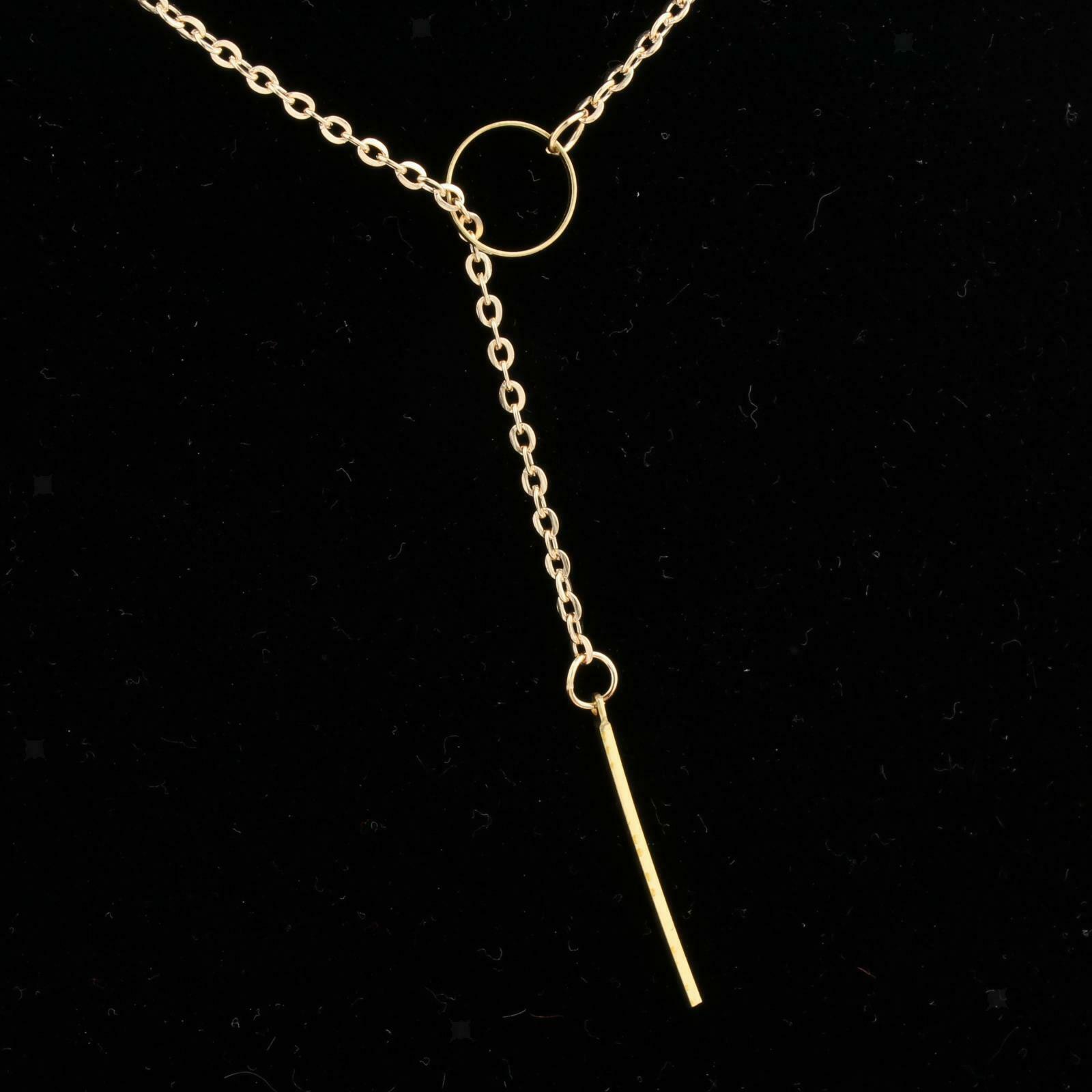 Ladies Bohemian Charm Short Necklace Simple Chain Collar Necklace Accessory