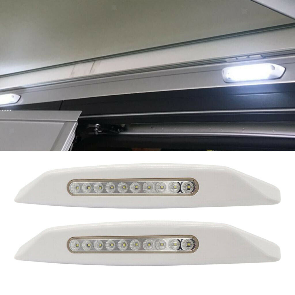 2x Awning Lights Exterior LED Light Boats with Screws for Caravan Marine