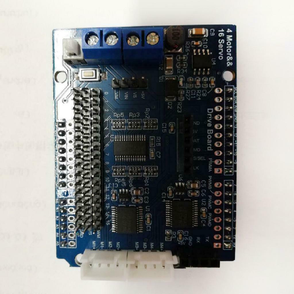 2 Channel Motor + 16 Channel Servo Expansion Card