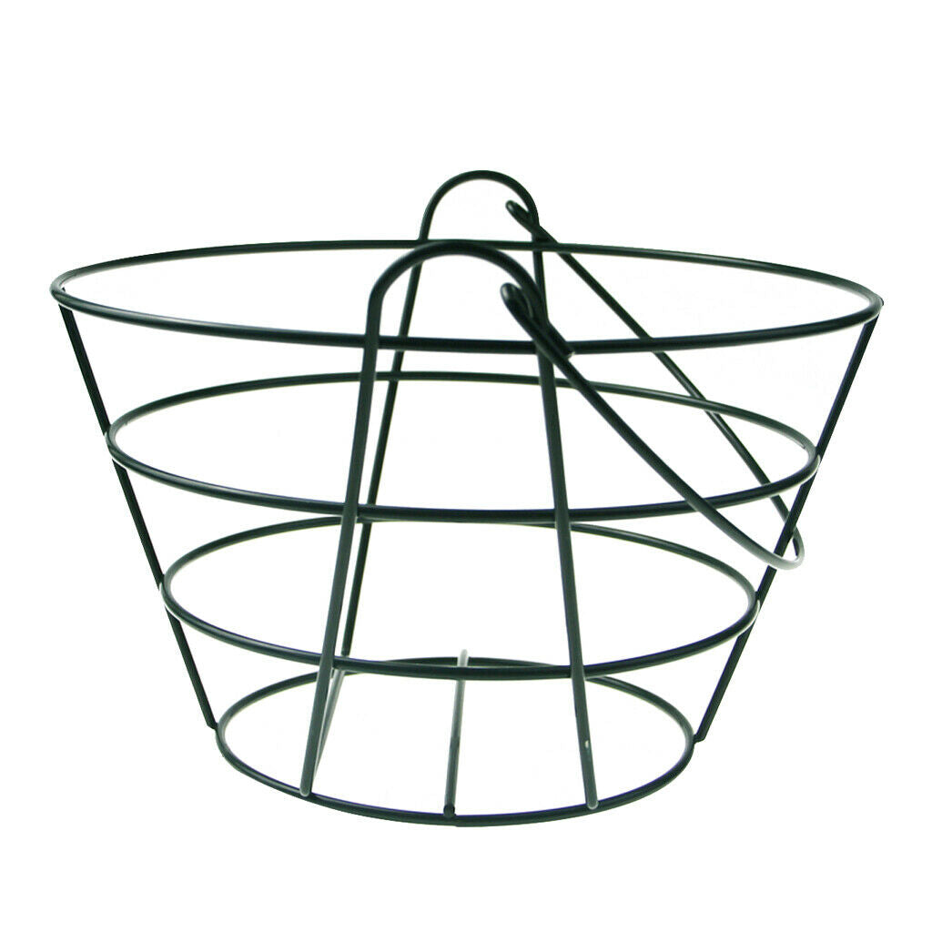 Steel Wire Golf Range Buckets Metal Ball Container Holder with Carrying Handle