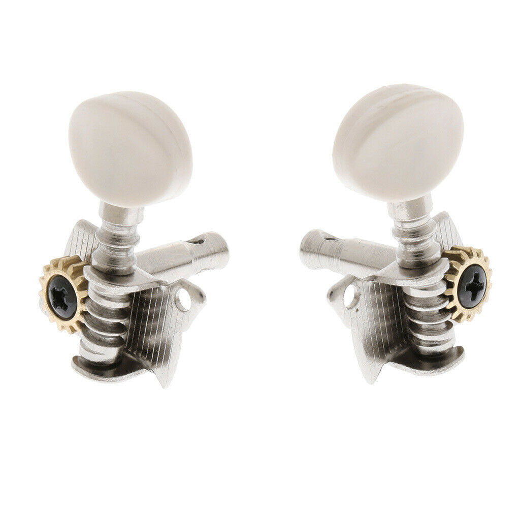 Exquisite 4x Metal Ukulele Hawaiian Guitar Tuning Pegs Key Open Gear