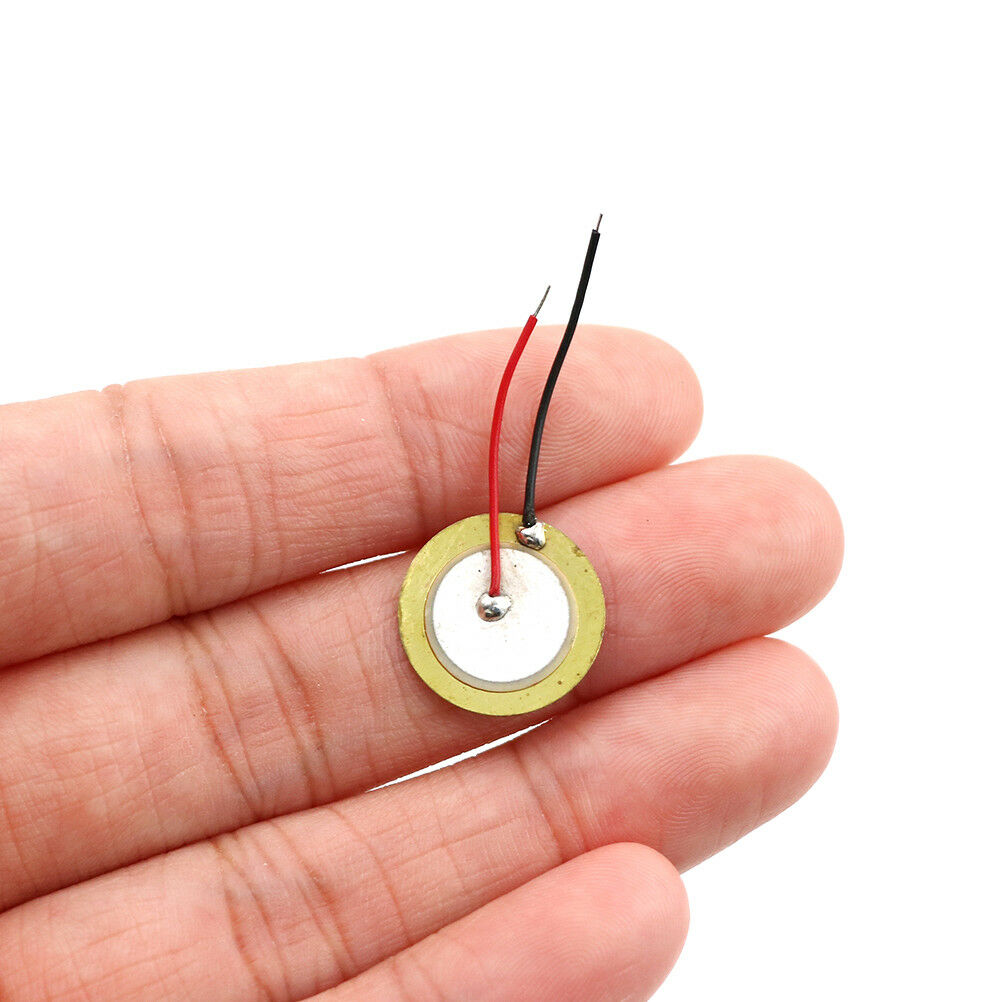 10x Piezoelectric Piezo Ceramic Wafer Plate Dia 15mm For Buzzer Loudspeak.l8