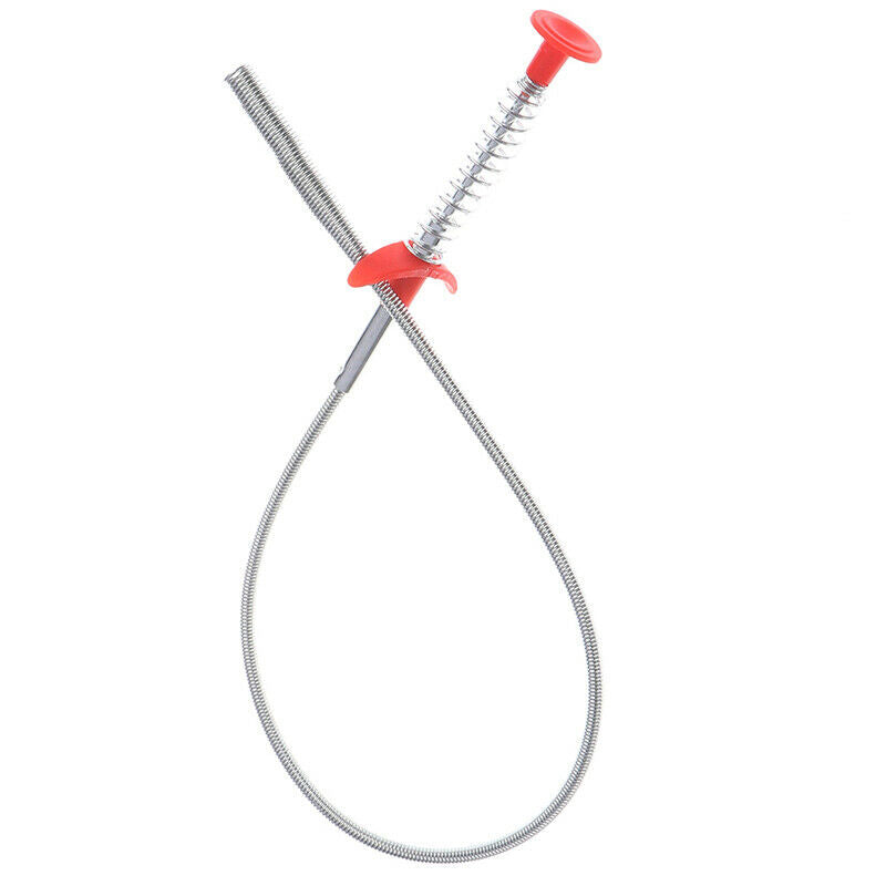 Metal Hand Kitchen Sink Cleaning Hook Sewer Dredging Device Spring Pipe Hair IE