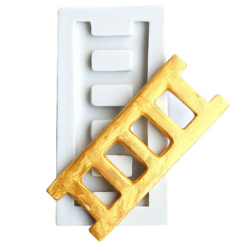Ladder Fondant Silicone Mold Biscuits Chocolate Mould Cake Decorating Too.l8