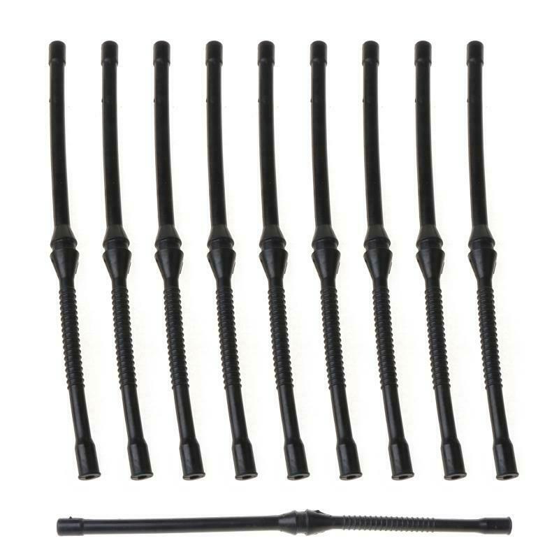 10X Black Fuel Hose Pipe For Chinese Chainsaw 4500 5200 5800 45cc 52cc MT-9999