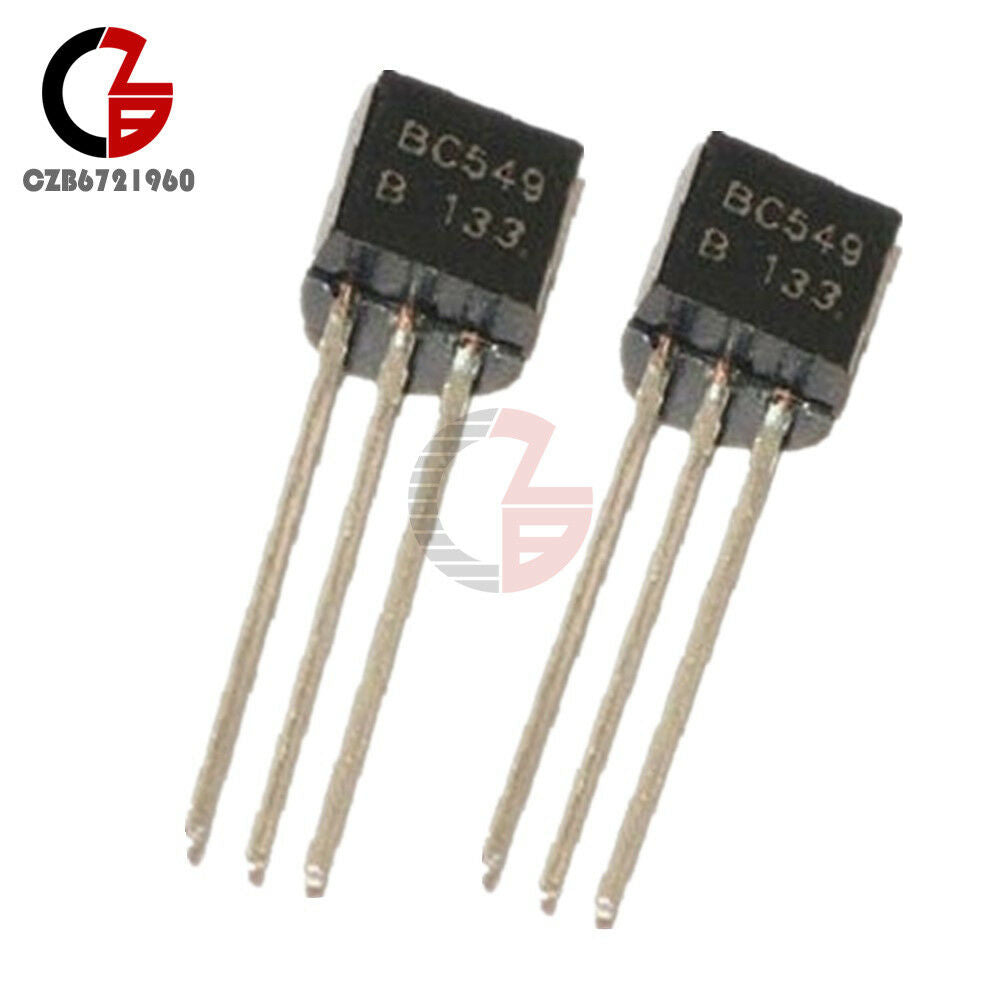 30PCS BC549 TO-92 NPN 30V 0.1A Low Noise Amplifier Transistor