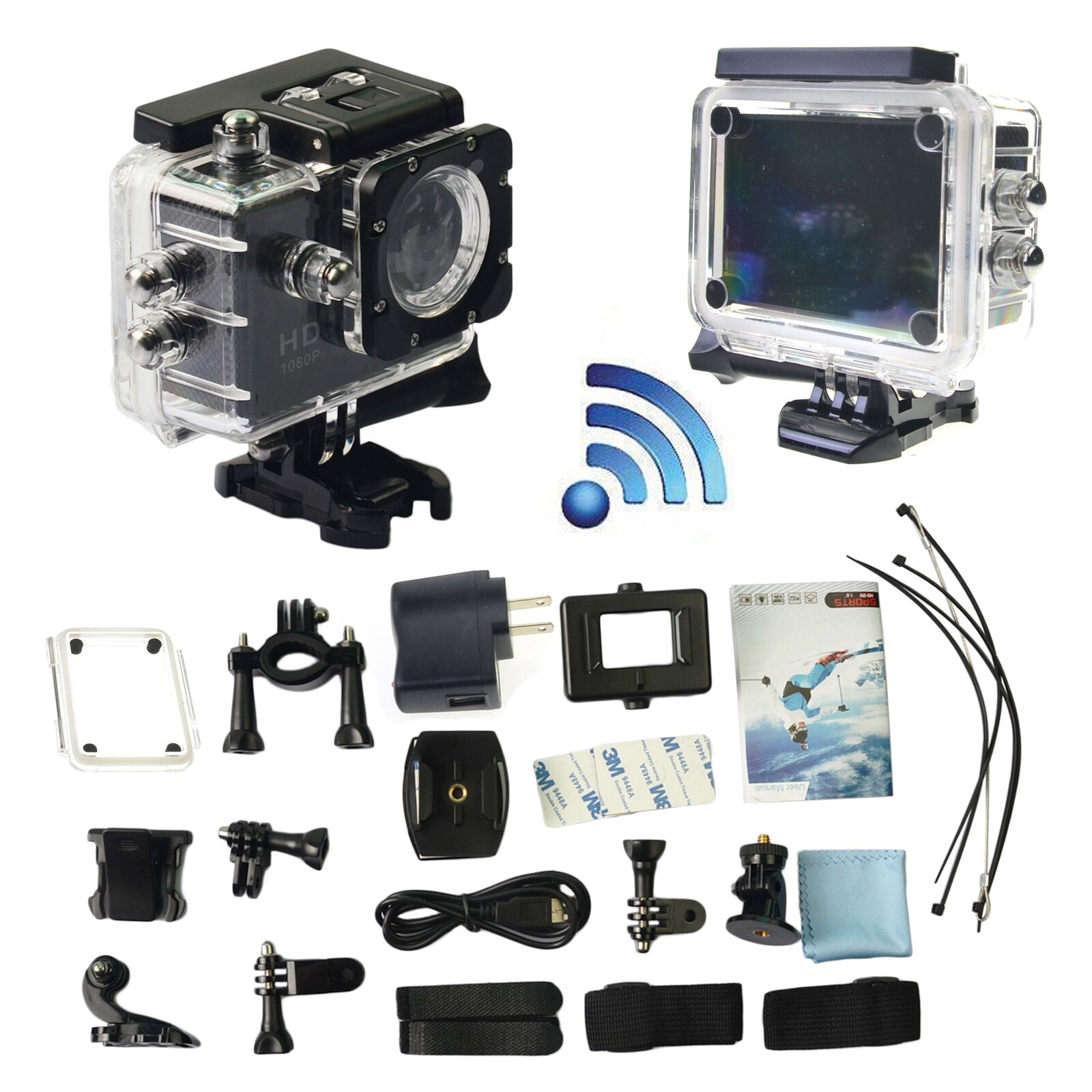New Full HD SJ4000 1080P 12MP Car Cam Sports DV Action Waterproof Camera Black