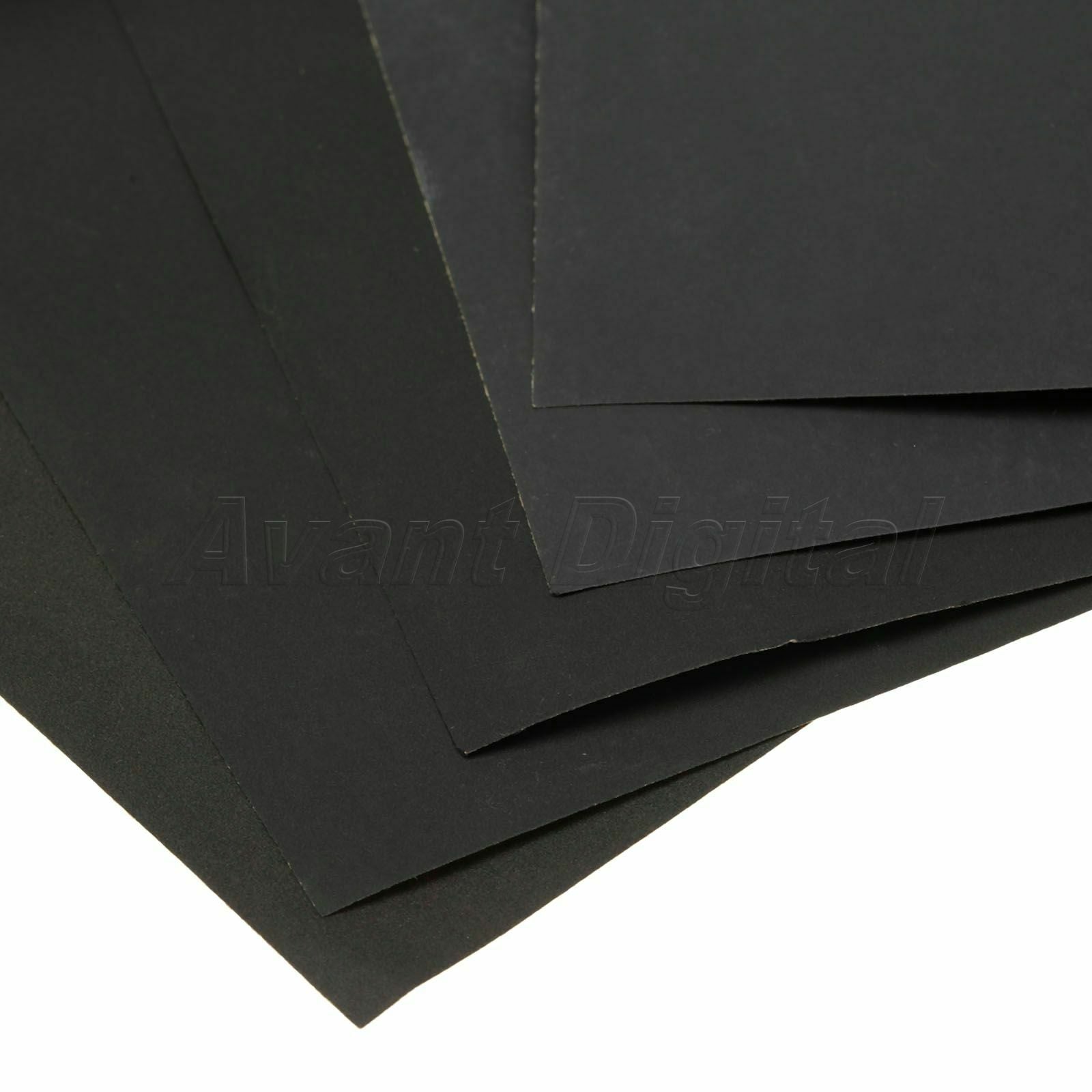 Waterproof Abrasive Paper Grit P600 P1000/P1500/P2000 Rectangular Sandpaper 5pcs
