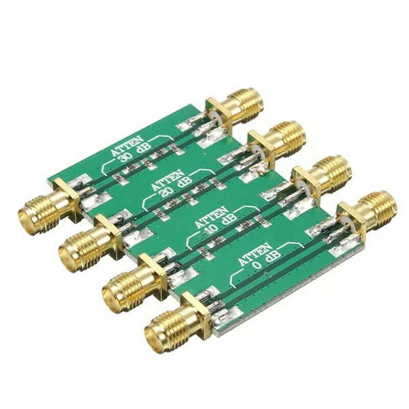 23dBm DC 4.0GHz RF Fixed Attenuator SMA Double Female Head 0dB 10dB 20dB 3 xh Qx