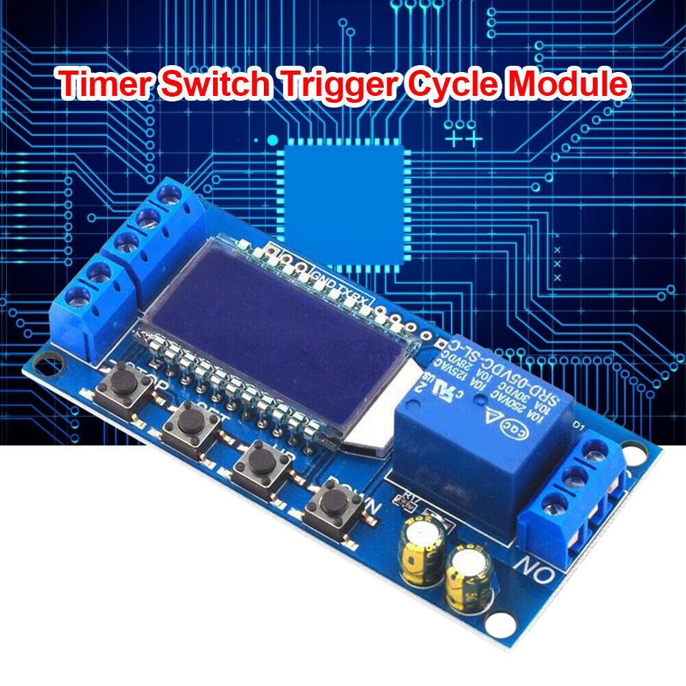 1-CH Digital Time Delay Relay Trigger Cycle Timer Switch Board Micro USB 5V