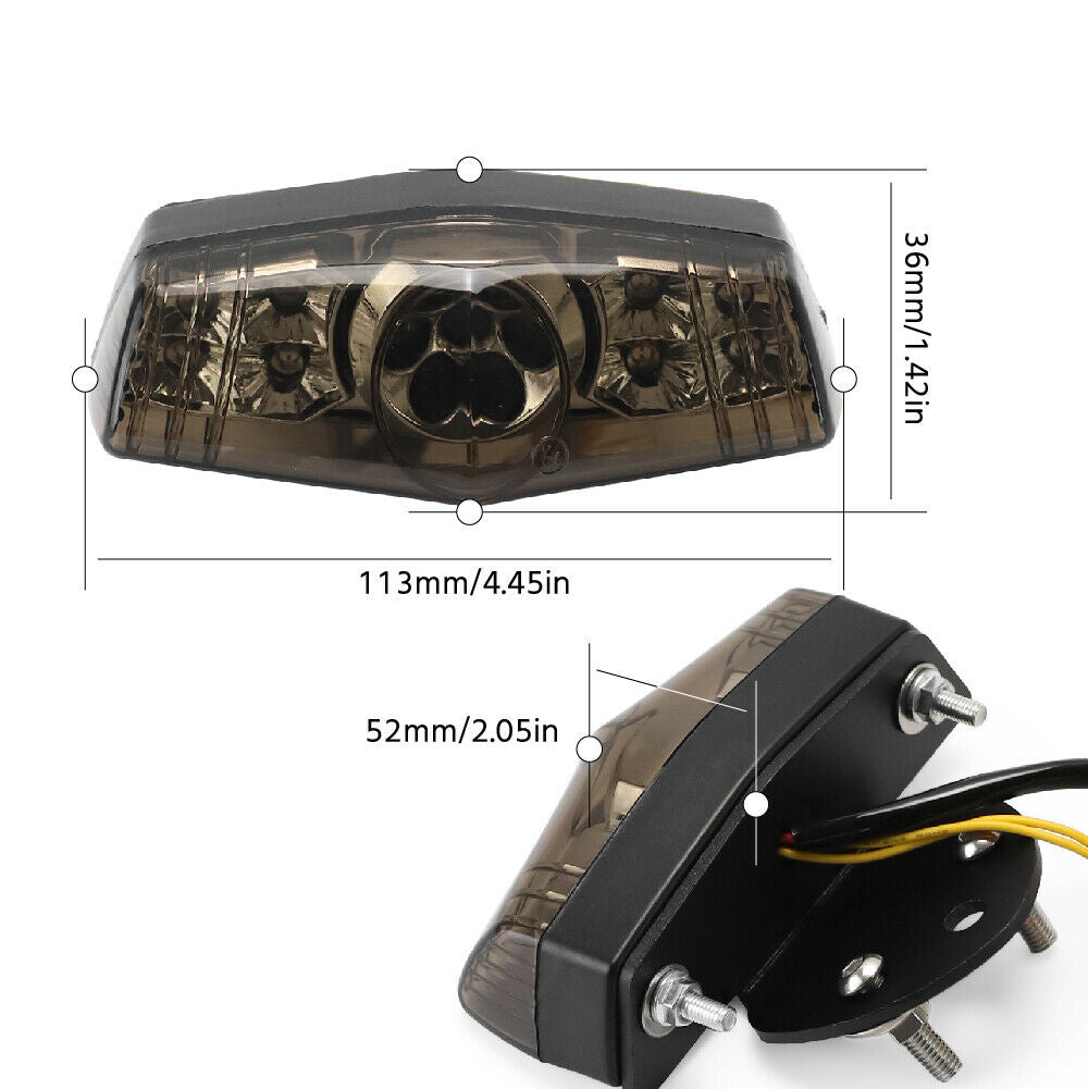 LED Brake Turn Signal Tail Light For Bonneville Bobber Speedmaster