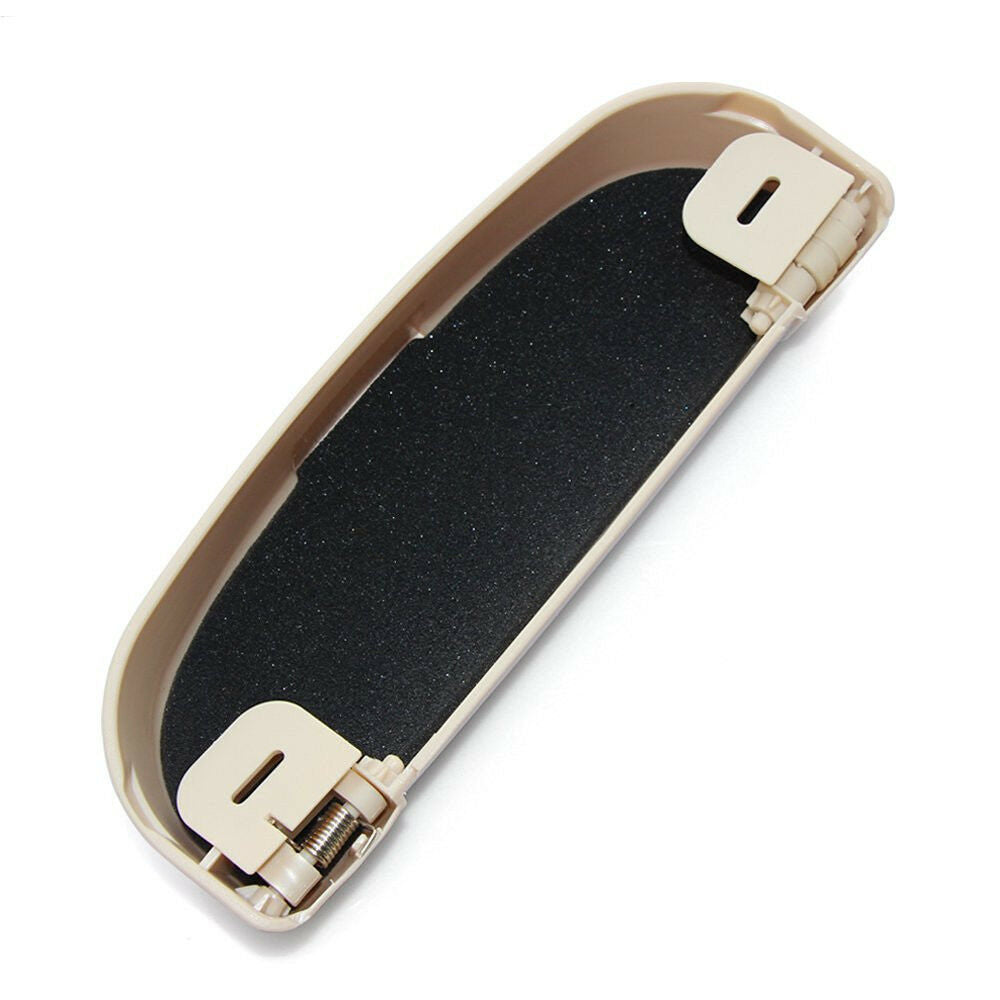 Auto Car Interior Sunglasses Sun Glasses Storage Box Eyeglass Case Holder Beige