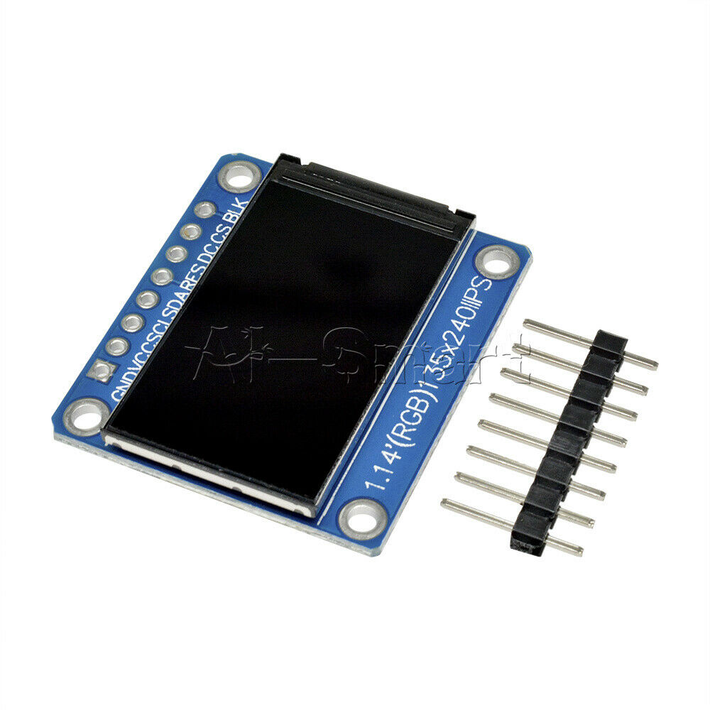 ST7789 1.14'' Inch HD SPI 3.3V Full Color 135x240 LCD Display Module for Arduino