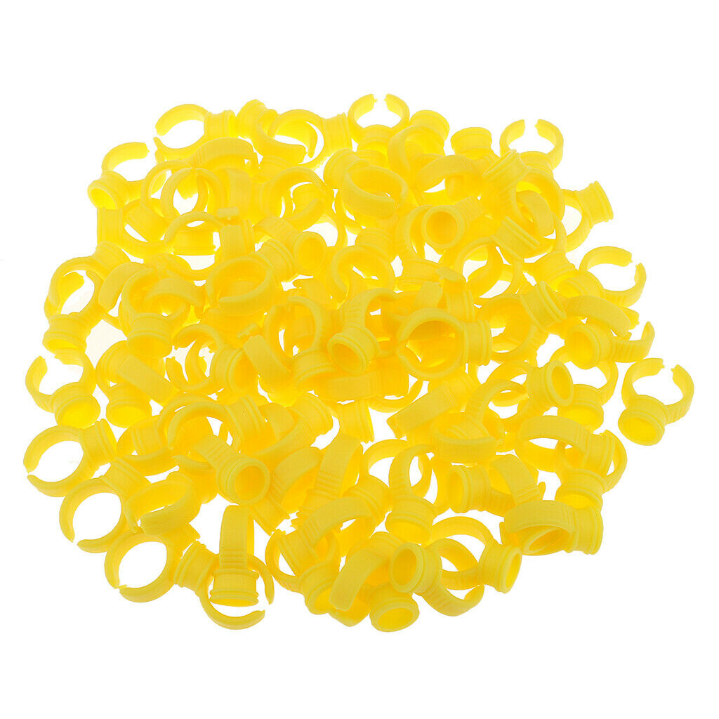 Eyelash Extension Eyelash Glue Ring Disposable Glue Ring Tattoo Pigments Holder