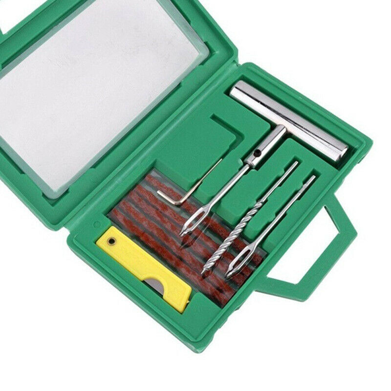 Tire Repair Kit Heavy Duty Puncture Fix Tool Plug Fit Car Truck Motorcycle  Tt