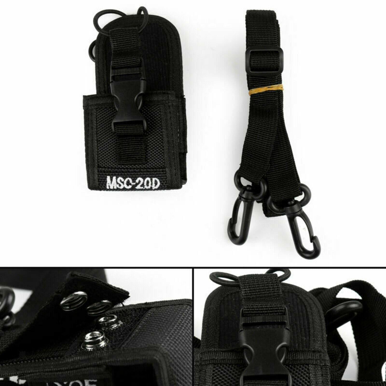 Premium MSC-20D Multi-Function Radio Holder Case Holster Bag Radio Walkie