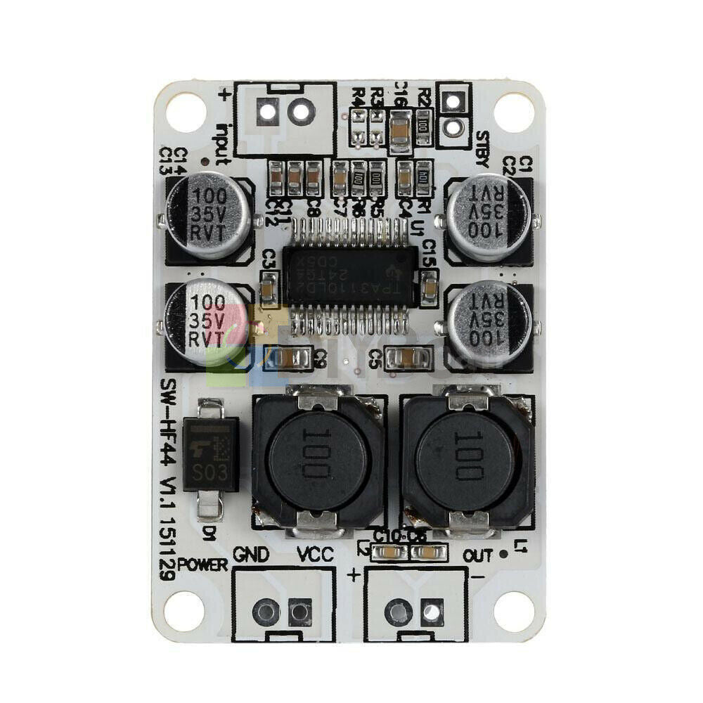 DC 8-26V TPA3110 PBTL 30W Mono Channel Digital Power Amplifier Board Module