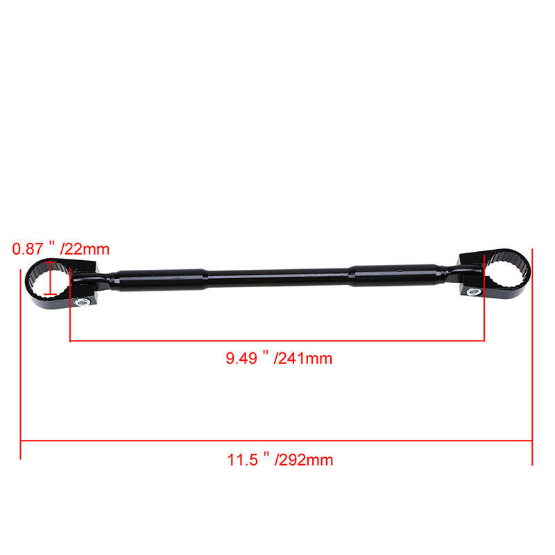 2x 7/8" 22mm Motorcycle Handlebar Balance Cross Bar Levers Stability Universal