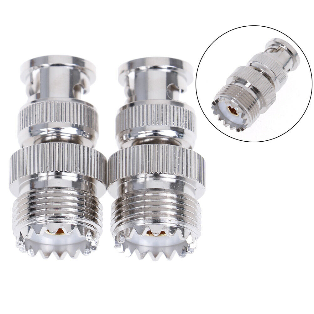 1PC BNC male plug to SO239 UHF female jack RF coaxial adapter cable conne.l8