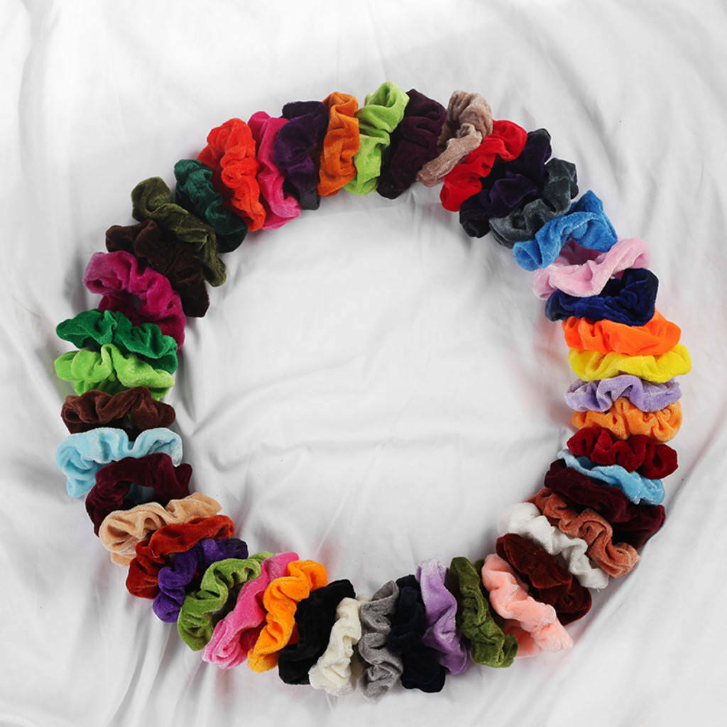 5xColorful Hair Band Girl Gifts Party Wedding Hair Tie Women Hair Jewelry