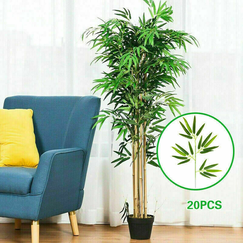 Outdoor Home Decoration Beautiful Artificial Bamboo Leaf Tree Green Plants